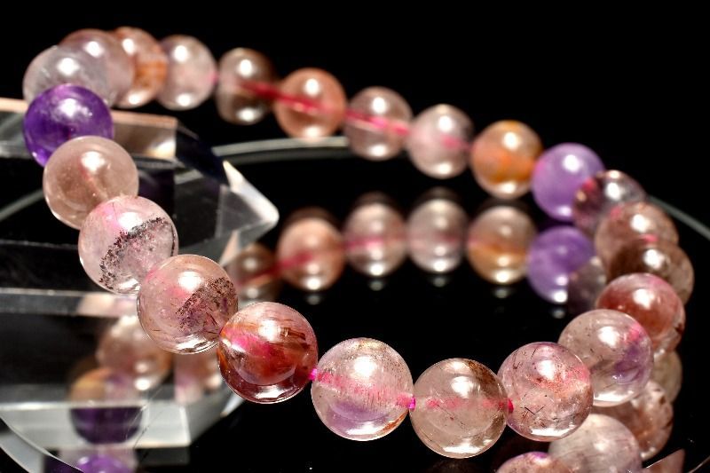 １点物 上質 マルチ スーパーセブン 8.5mm ブレスレット パワーストーン 天然石 _MA9476 NEXPOTALLINN_EU