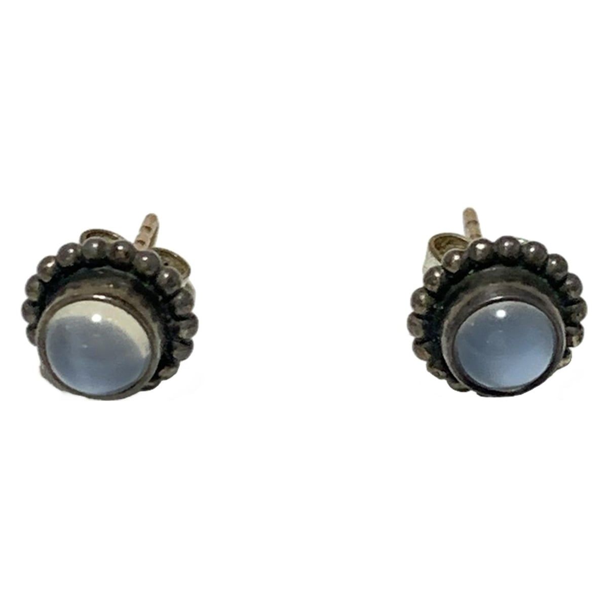 GEORG JENSEN ジョージジェンセン ピアス - シルバー×クリア