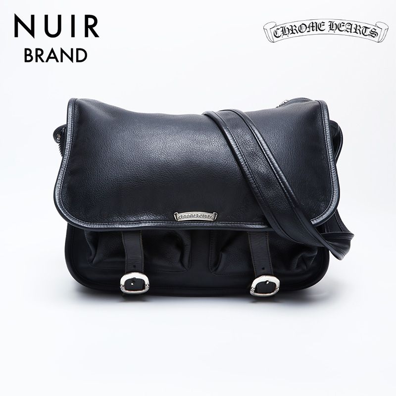 クロムハーツ　メッセンジャーバッグ　ショルダーバッグ CHROME HEARTS クロムハーツ（原本無） SHOULDER BAG-LARGE ガン