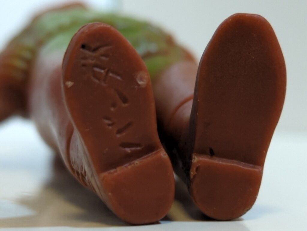 ポピー ミニサイズ サラセニアン 茶成型 緑塗装 仮面ライダー 特撮 フィギュア