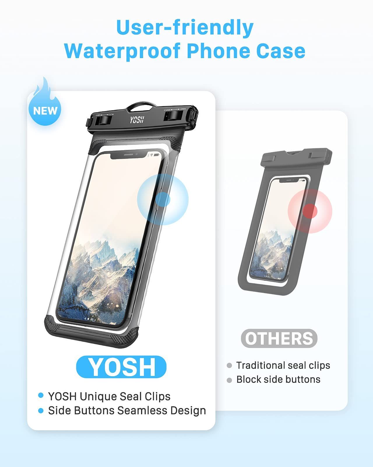 Yosh waterproof phone discount case