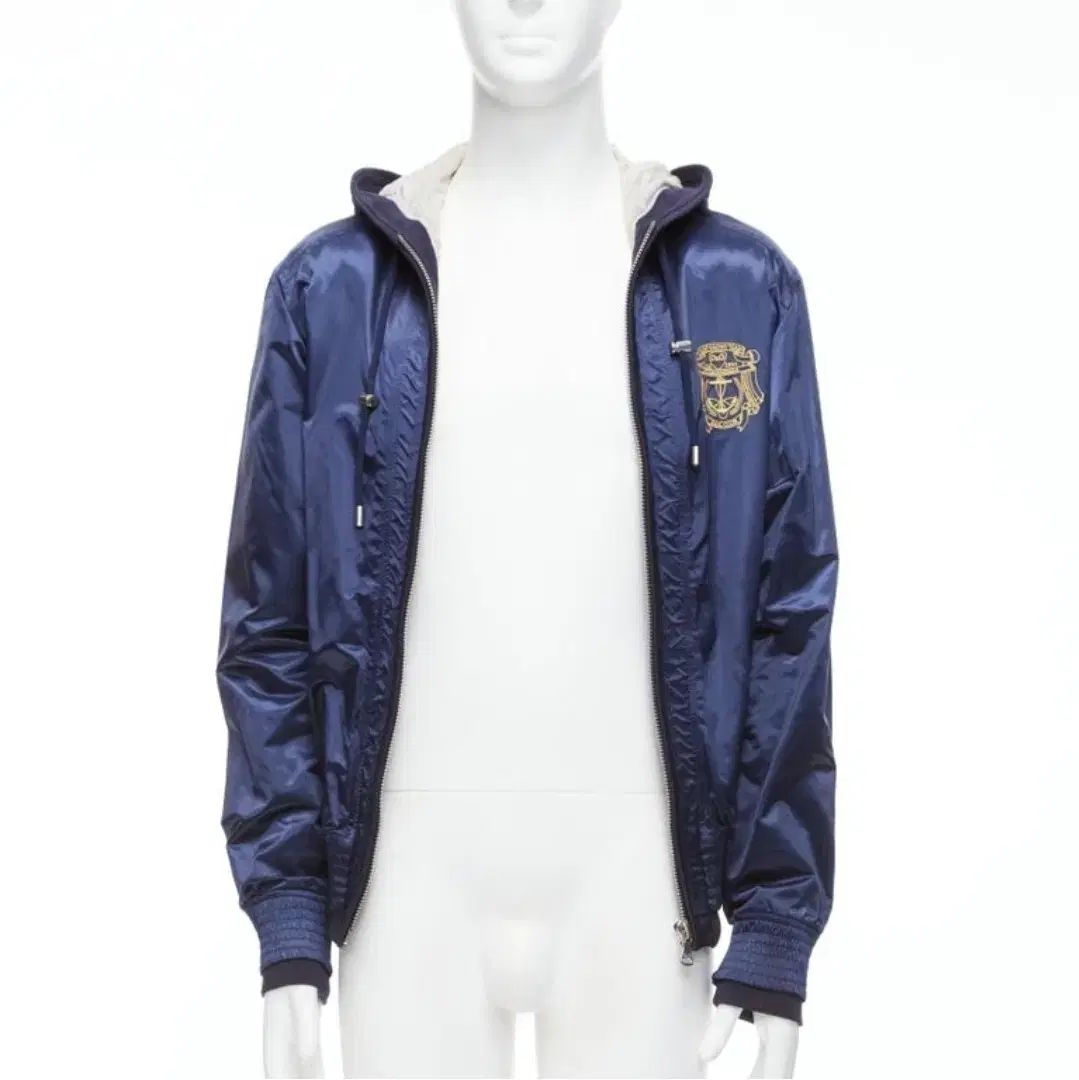 DOLCE & GABBANA フード付きジャケット Dolce&Gabbana(ドルチェ＆ガッバーナ) つやつや ナイロン フード