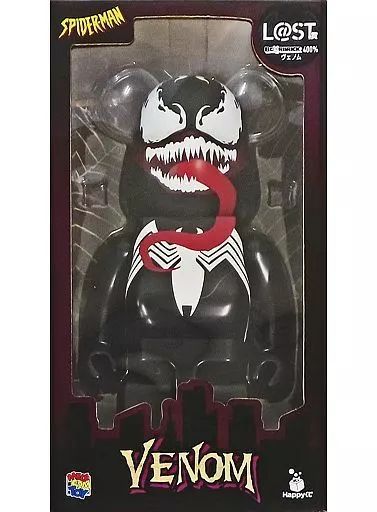 BearBrick [MediCom Toys] Venom 400% from Happy Kuji Last One