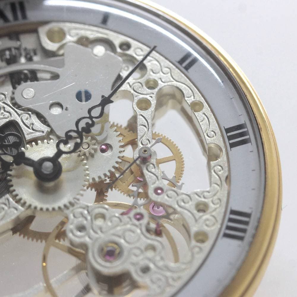 正美堂オリジナル懐中時計|リサイクルウォッチ|オープンフェイス|スイス製手巻き式ムーブメント| 6498pw-109 CAMPINGPARCCENTRAL_COM