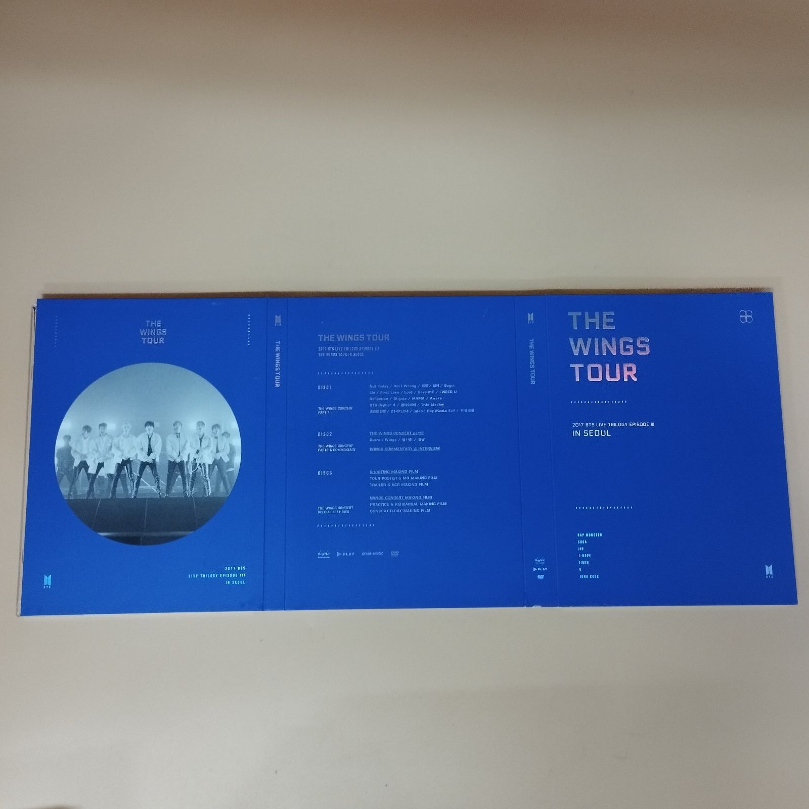 S13282】防弾少年団 BTS DVD THE WINGS TOUR 2017 BTS LIVE