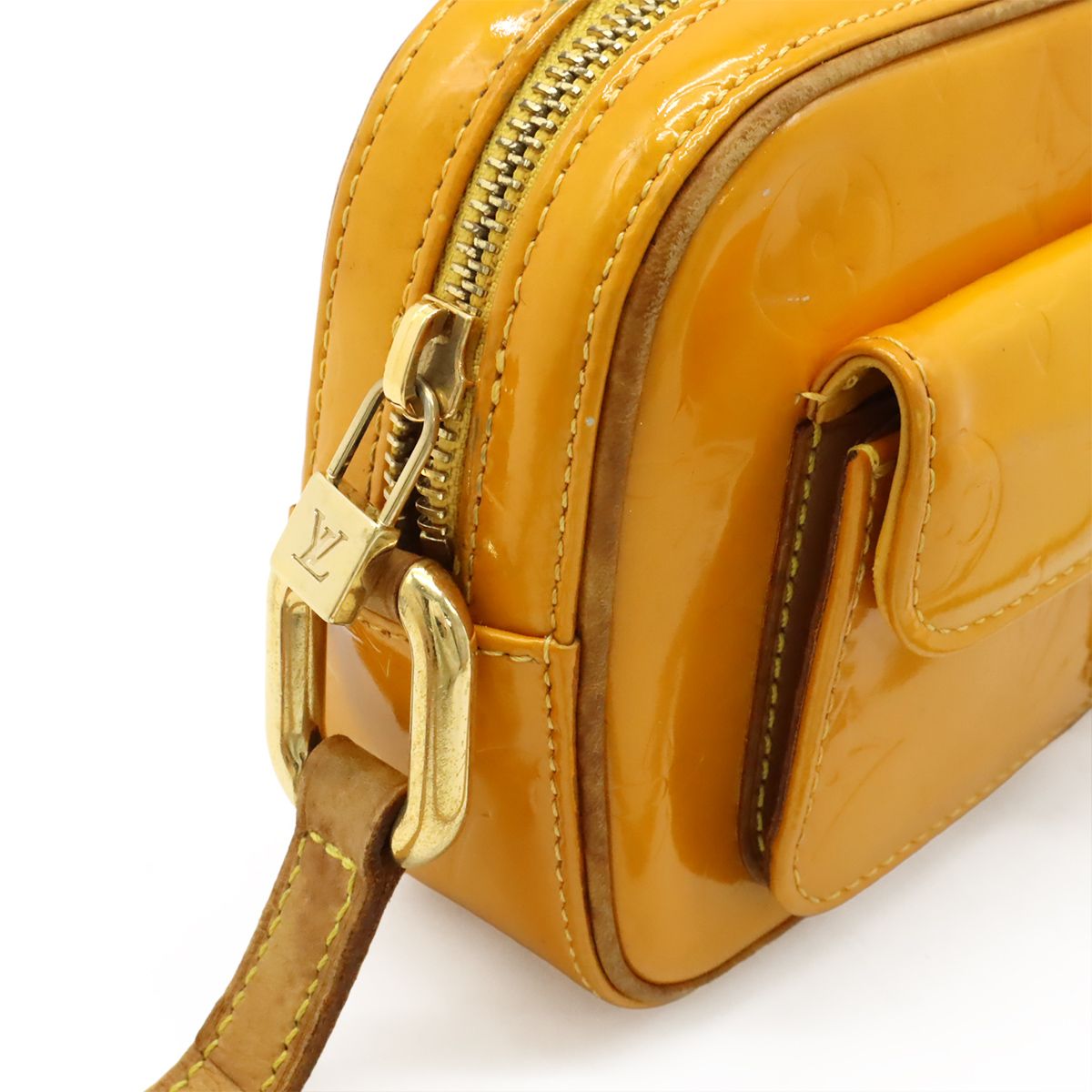 LOUIS VUITTON ルイ ヴィトン モノグラムヴェルニ クリスティMM