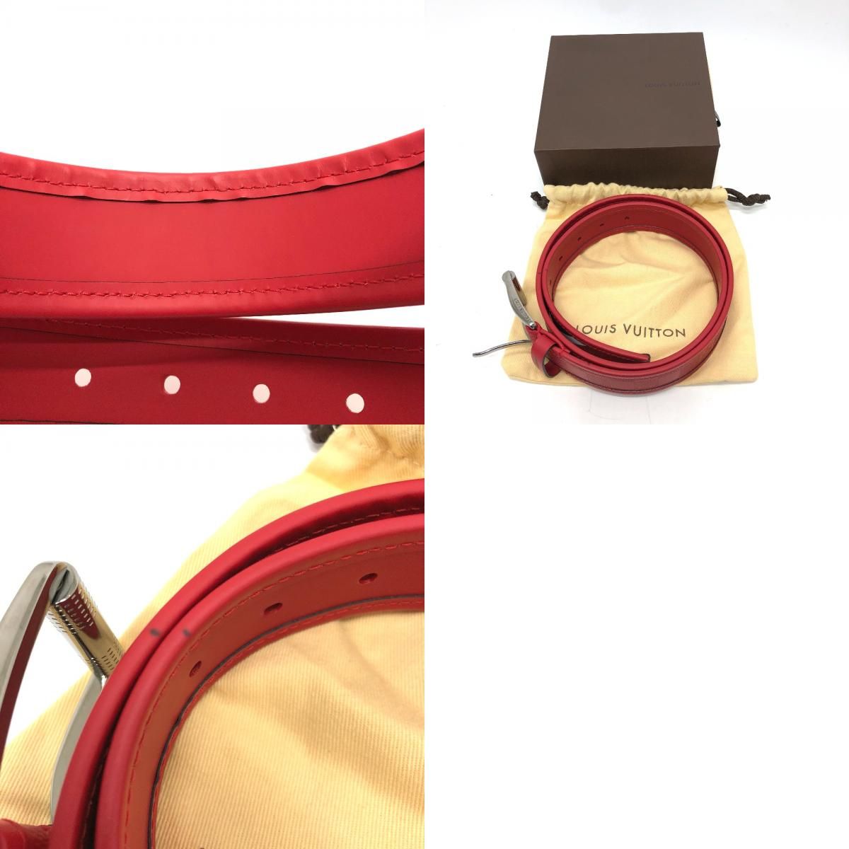 LOUIS VUITTON ルイヴィトン ベルト サンチュール スタンプ M9122