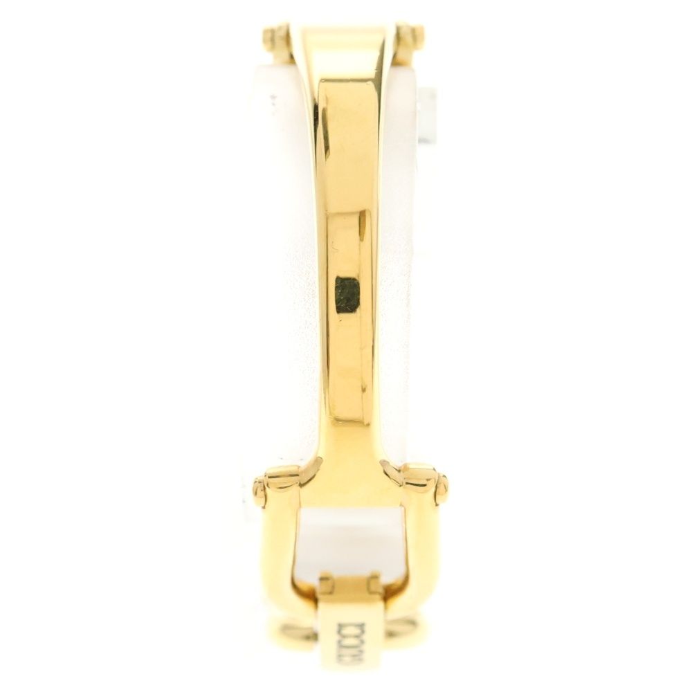 新品電池✨️GUCCI 腕時計 クォーツ1500L スクエア ゴールド GUCCI (グッチ) 1500L スクエア ブレスウォッチ ゴールド文字盤