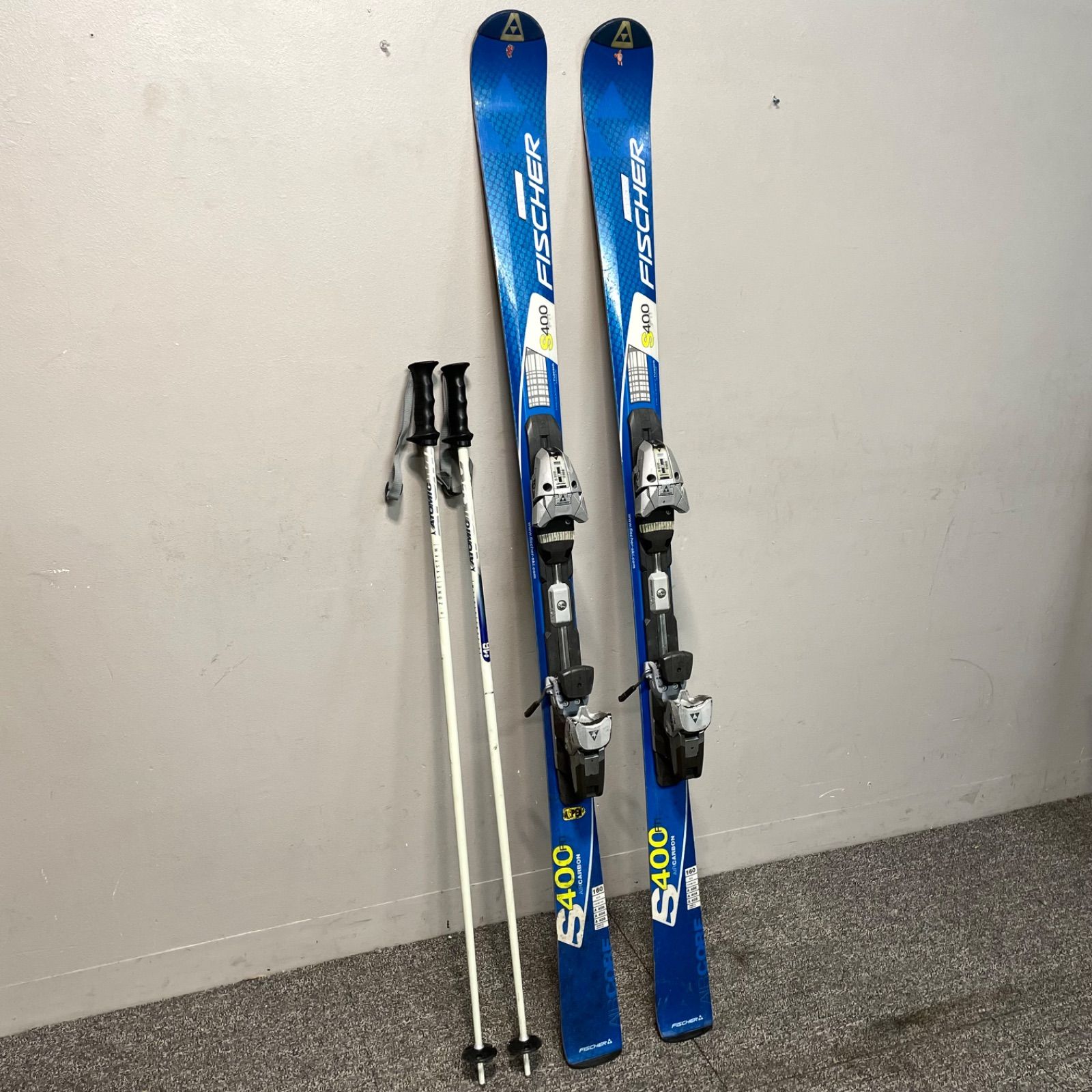 Fischer S400 スキー板 ♭ fischer s400 160cm スキー板 フィッシャー ストック付属