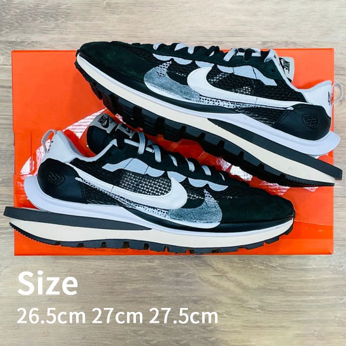 nike ナイキ nike x sacai Vapor Waffle Black White サカイ