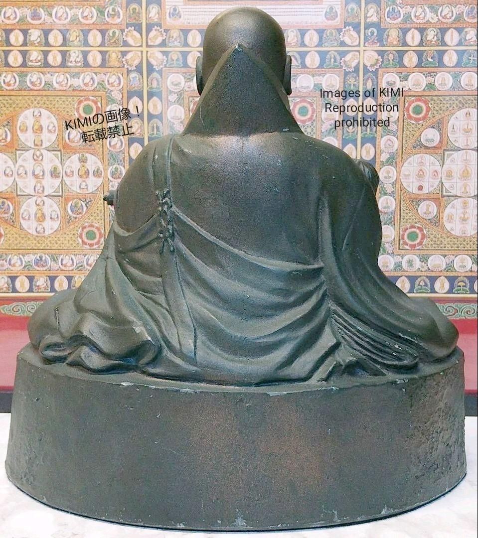 圧倒的存在感！ 日蓮上人坐像 高さ19cm 仏教美術 仏像 - メルカリ