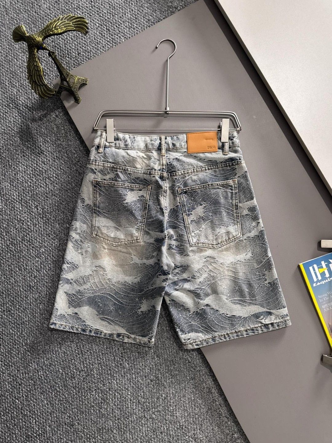 【DIOR】デニムショートパンツ ブルー デニム Dior(ディオール) ショートパンツ(レディース) - 海外