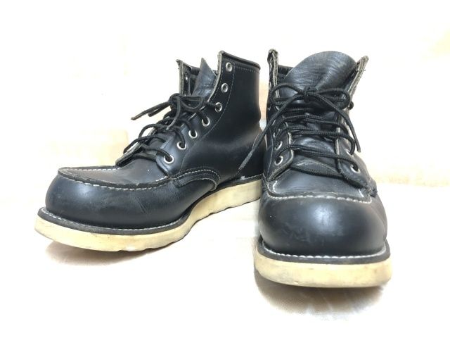 【】 RED WING レッドウィング 90s 犬タグ アイリッシュセッター ブラック US8 E111428540