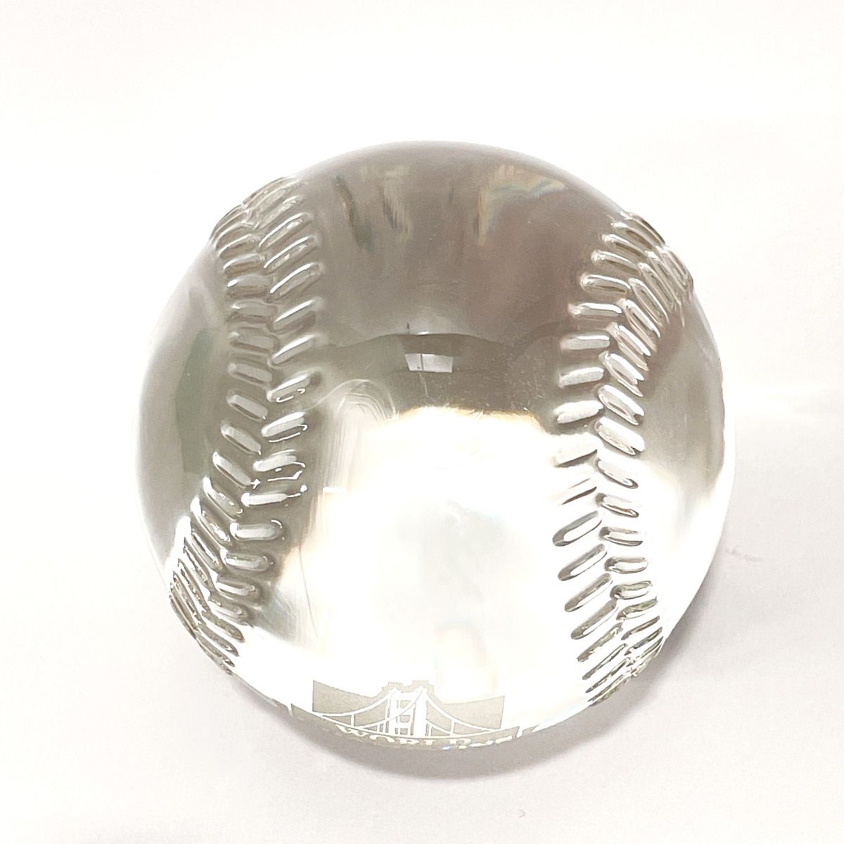 超希少 ティファニーペーパーウエイトクリスタル野球ボール極美品