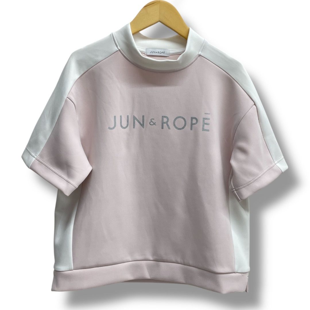 ジュンアンドロペ ゴルフ セットアップ モックネック スカート ピンク M L Jun & Rope' ジュンアンドロペ セットアップ ゴルフウェア