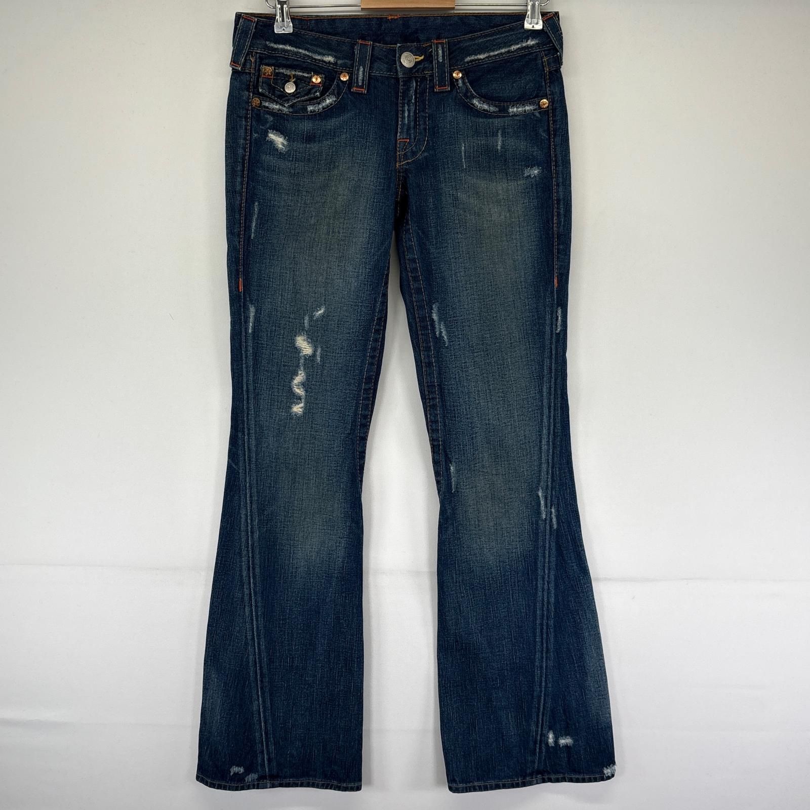 古着 トゥルーレリジョン TRUE RELIGION USA製 デニムパンツ