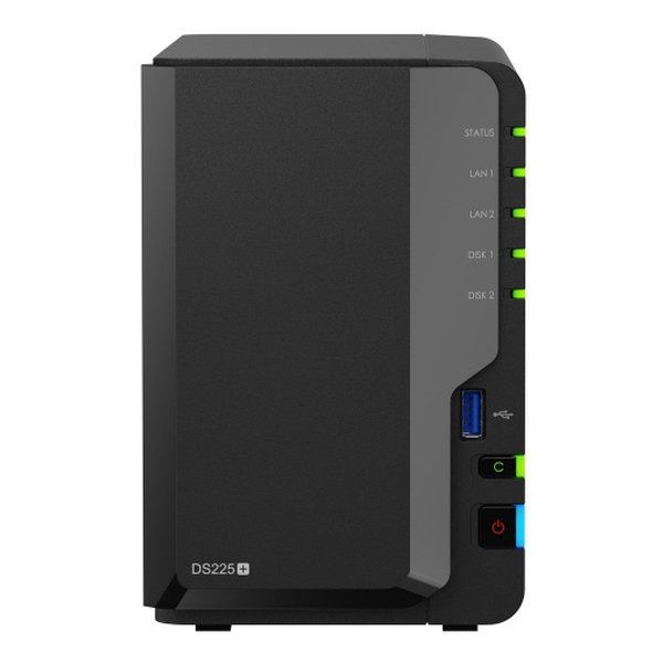 Synology シノロジー DiskStation DS225 HAT3300-6TB 2個 DS225 _HAT3300-6TB2 2661690