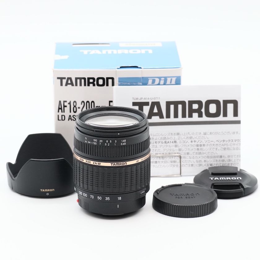 TAMRON AF18-200mm F3.5-6.3 XR DiII ソニー用Aマウント A14S
