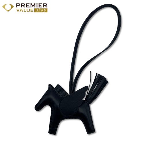 【新品未使用】HERMES ペガサスチャーム　ソーブラック　K刻印 エルメス ペガサスチャーム PM ソーブラック K刻印 - メルカリ