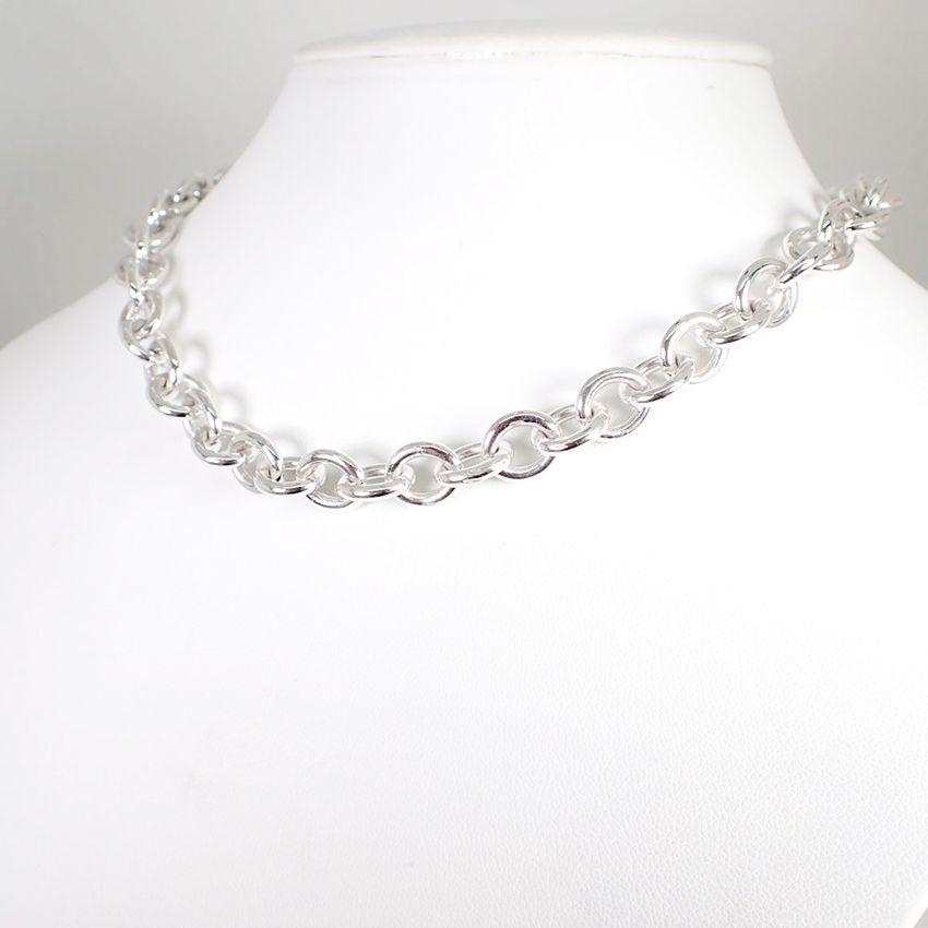 40cmティファニー ハートタグ リターントゥ ネックレス チョーカー ドーナツ リターン トゥ ティファニー™ ハート タグ チェーン リンク