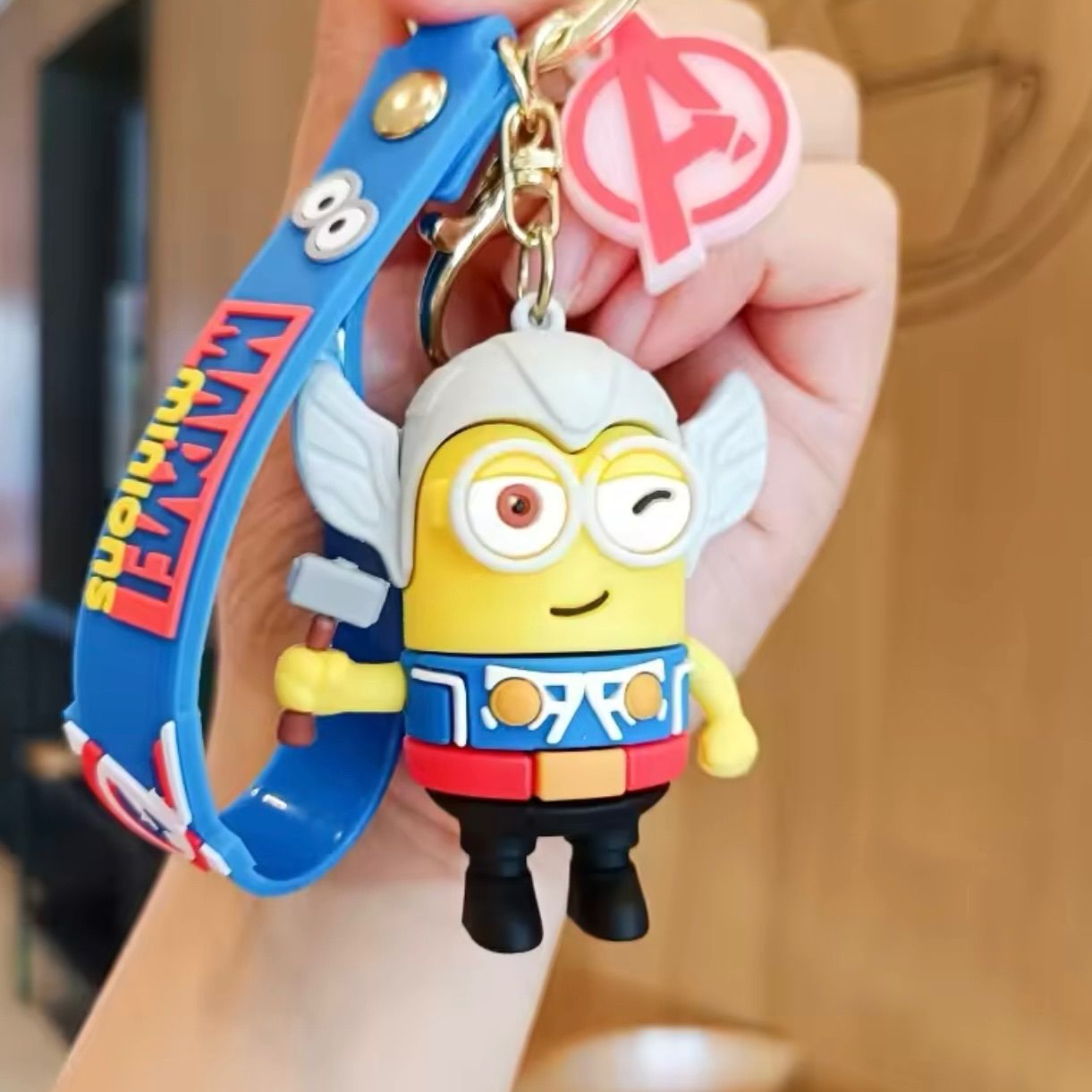 単品］Minions ミニオン スーパーヒーローシリーズ キーホルダー