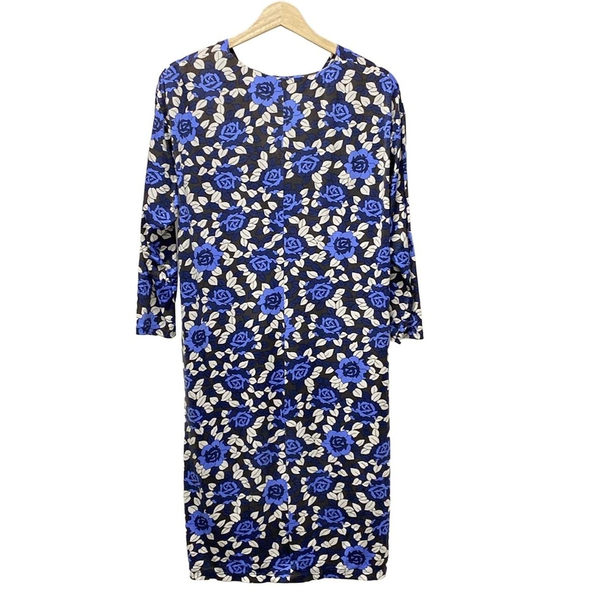 kayme(ケイミー) ワンピース サイズJP 7 レディース美品 - 黒×ネイビー