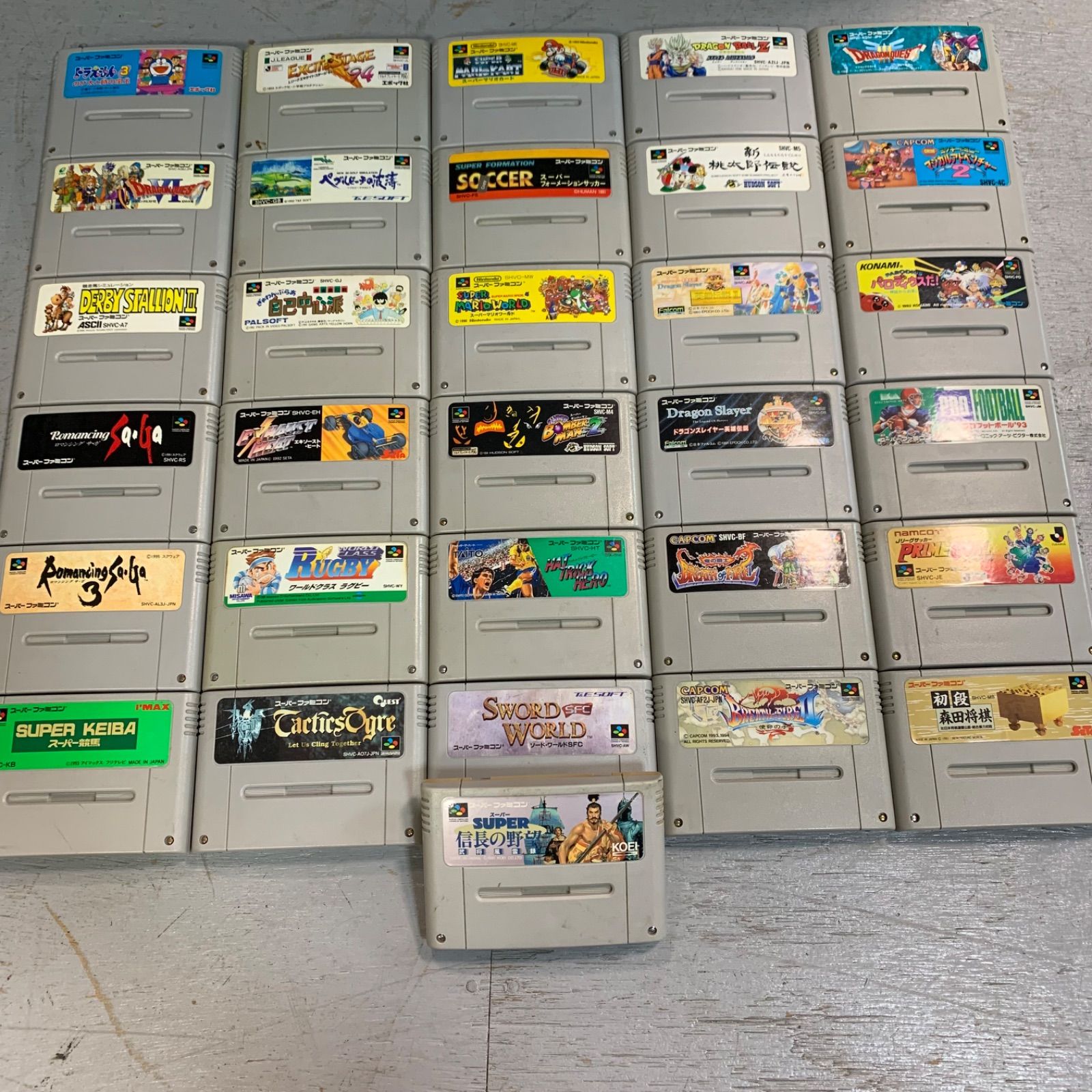任天堂 Nintendo スーパーファミコン スーファミ ソフト カセット まとめ ew