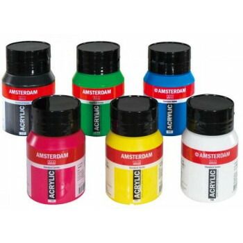 ターレンス アムステルダムアクリリック 500ml 6色セットA AAC5006SETA 440053