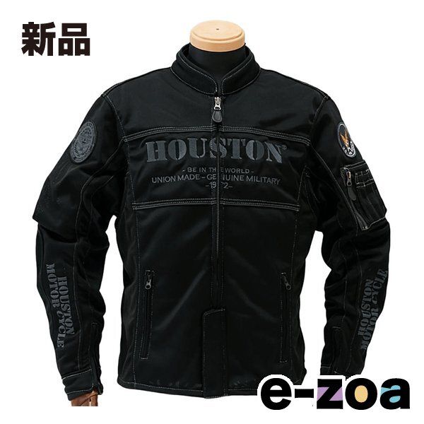 HOUSTON ヒューストン HTVA2510S M|C RIDING JAC BK L HTVA2510SBKL 2649766