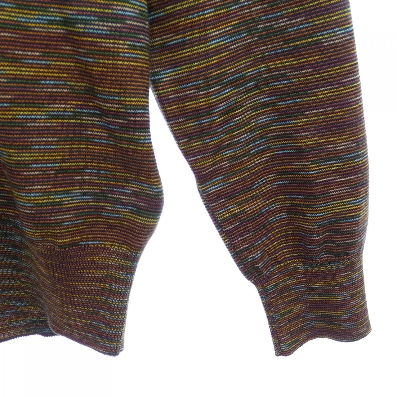 美品✨MISSONI ミッソーニ 最高オレンジタグ サマーニットチュニック 48 MISSONI ミッソーニ オレンジタグ ブルー系マルチカラー サマー