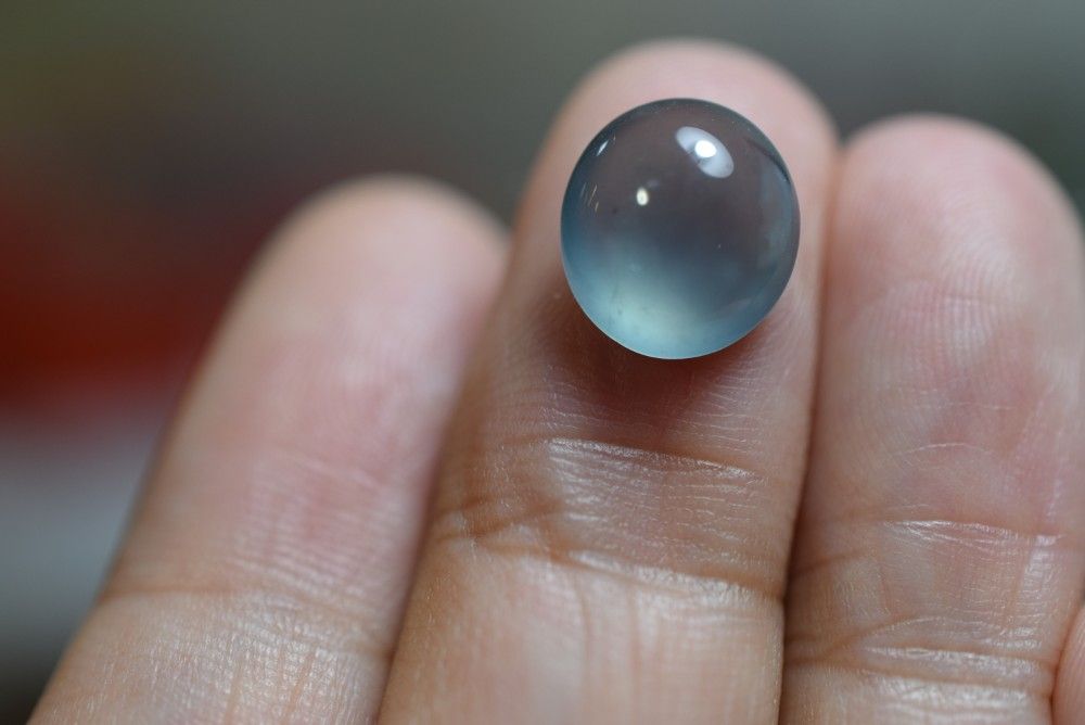 SR12-10 上品 宝石質 高氷種 青色 グアテマラ産 天然 A貨 本翡翠 ルース 硬玉 ジェダイト