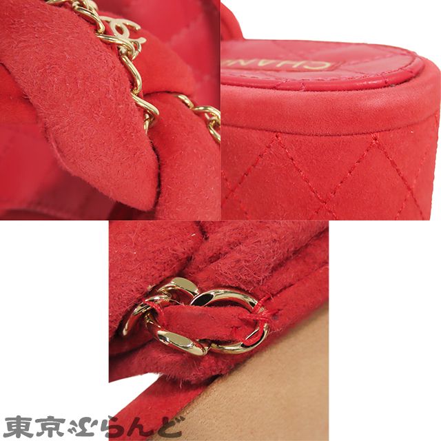 シャネル　CHANEL ミュール　サンダル　チェーン　ココマーク　マトラッセ 2757_4.jpg