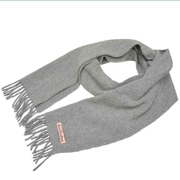 ACNE STUDIOS マフラー ACNE STUDIOS アクネストゥディオズ フリンジウールスカーフ
