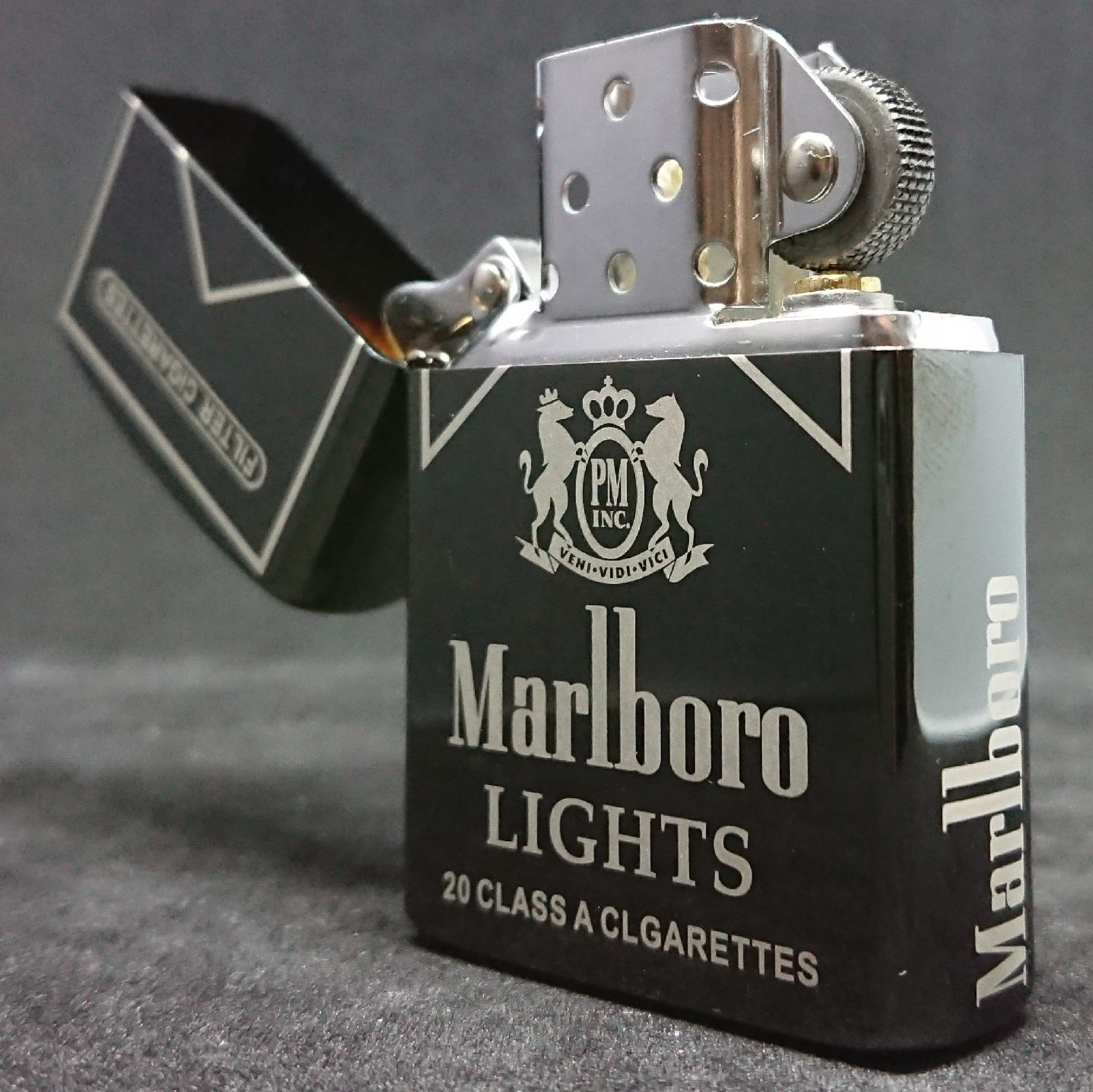 ZORRO マルボロ Marlboro シルバー Zippoサイズ-connectedremag.com