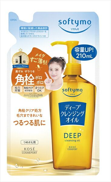 大人気商品  ソフティモ ディープ クレンジングオイル つめかえ 【メイク落とし・クレンジング】ソフティモ ディープＣＬオイルかえ ２１０ＭＬ×36点セット  tt