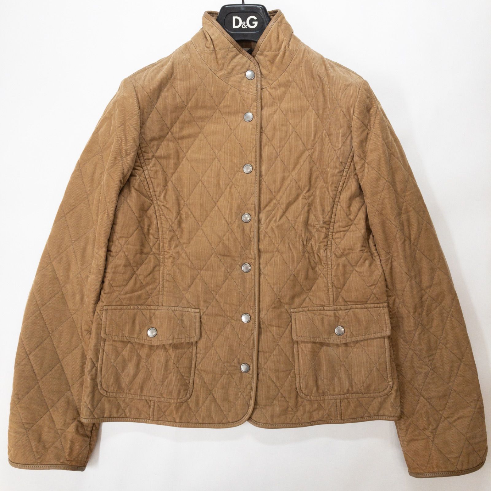 ELLE ファッション バーバリーオレンジ キルティングジャケット ノバ