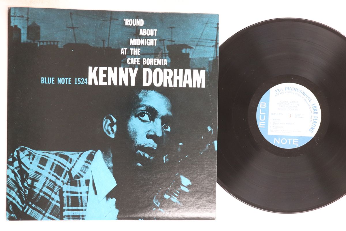 LP Kenny Dorham Round About Midnight At The Cafe BLP1524 BLUE NOTE Japan |00260