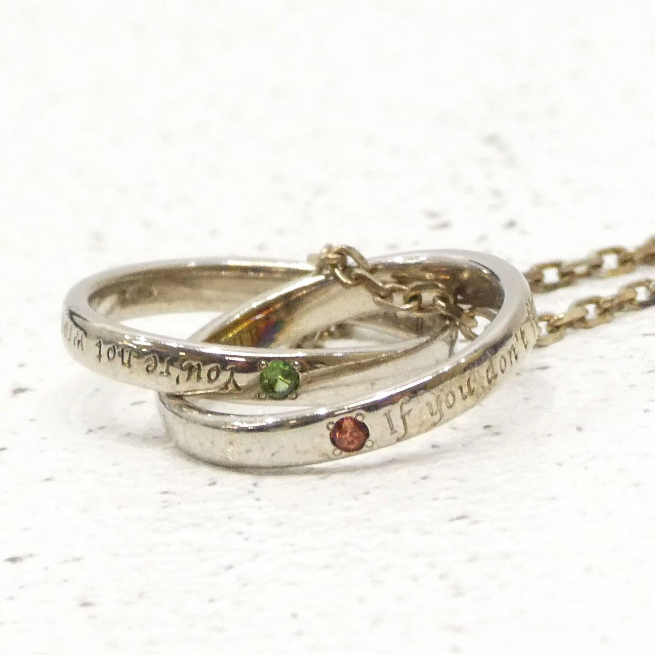 進撃の巨人 U-TREASURE エルヴィン×リヴァイ ダブルリングペンダント