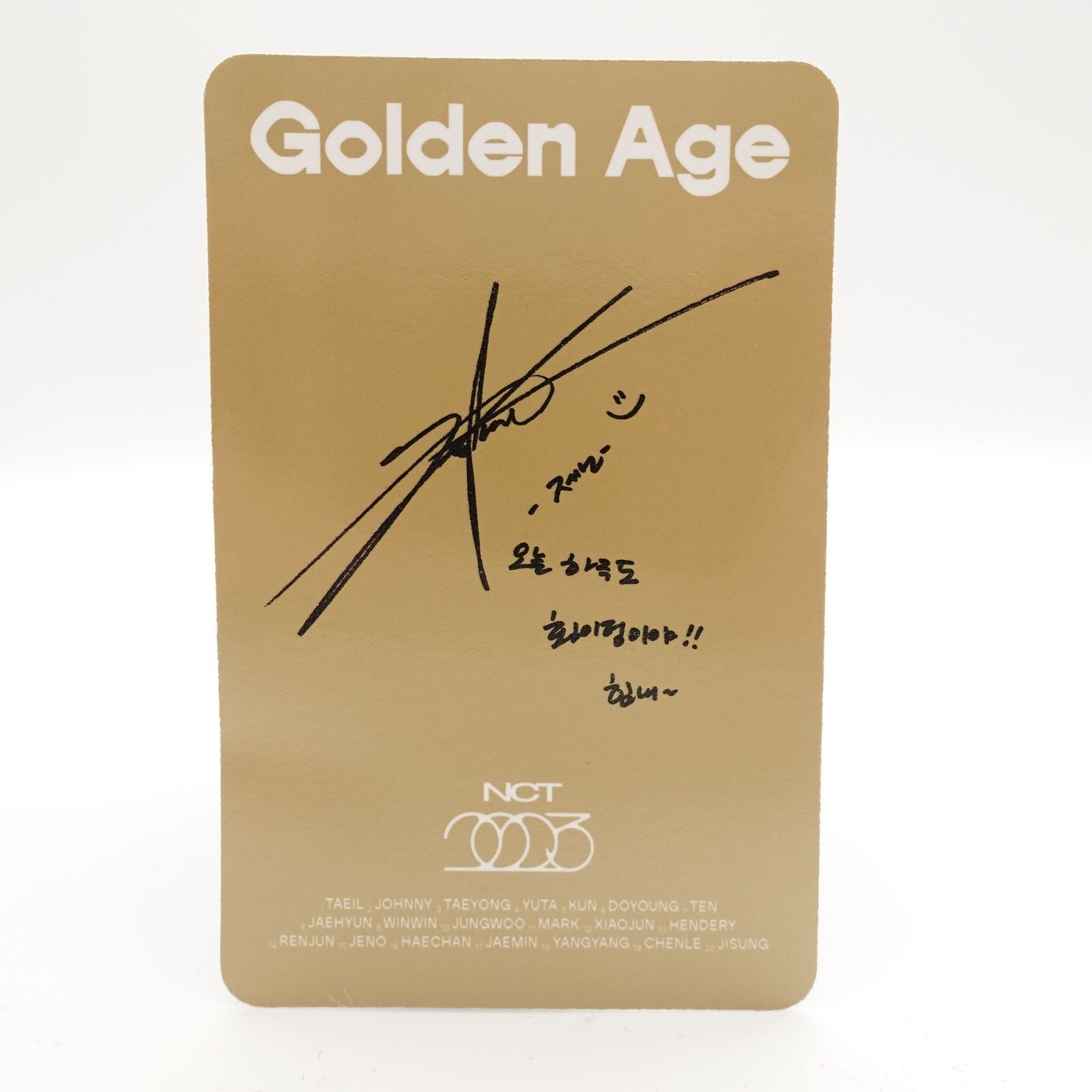 NCT 2023 ジェノ golden age トレカ フォトカード Jeno ドリーム