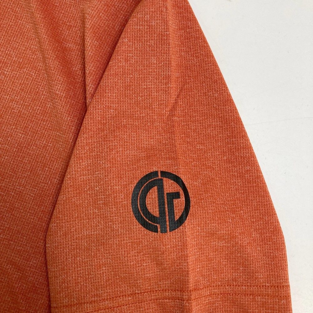 サイズ：3 CPG GOLF シーピージーゴルフ  半袖ハーフジップTシャツ  オレンジ系 [240101465652] ゴルフウェア メンズ ストスト サイズ：3 CPG GOLF シーピージーゴルフ 半袖ハーフジップT