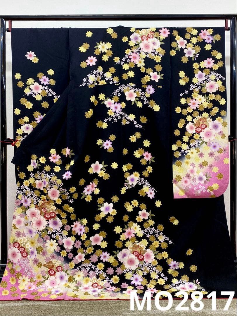 振袖 豪華 金通し 金駒 金彩 紋意匠 桜 身丈177cm トールサイズ