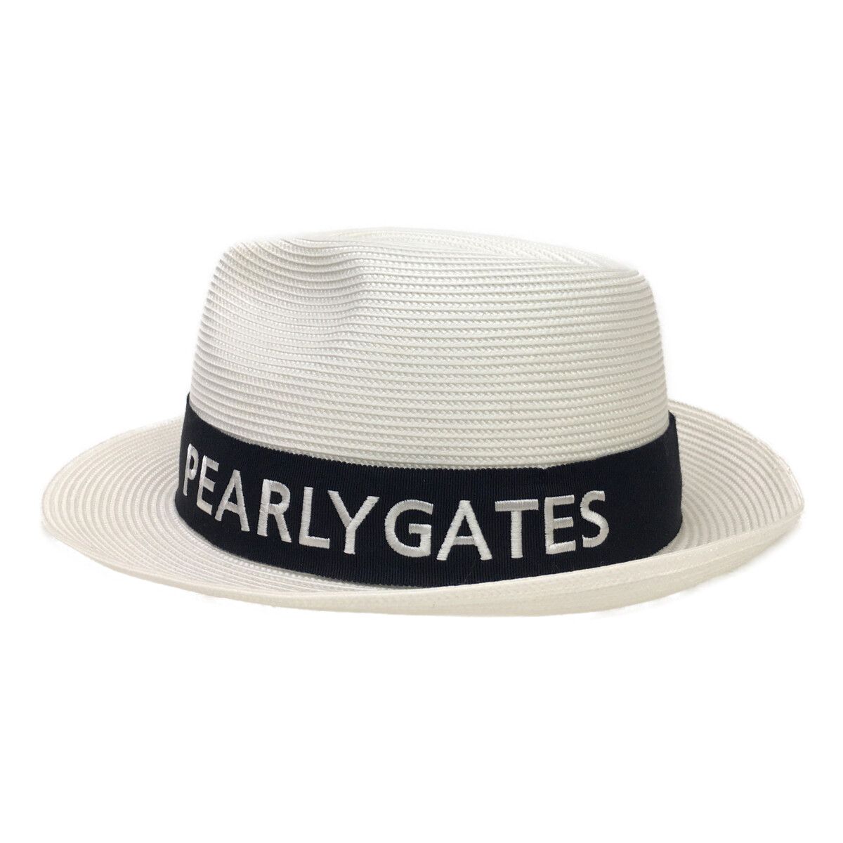 PEARLY GATES - パーリーゲイツ 中折れ ストローハット 未使用品 中古 パーリーゲイツ PEARLY GATES ストローハット フリー 赤