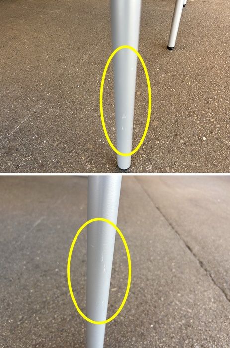 ミーティングテーブル 天板に傷あり