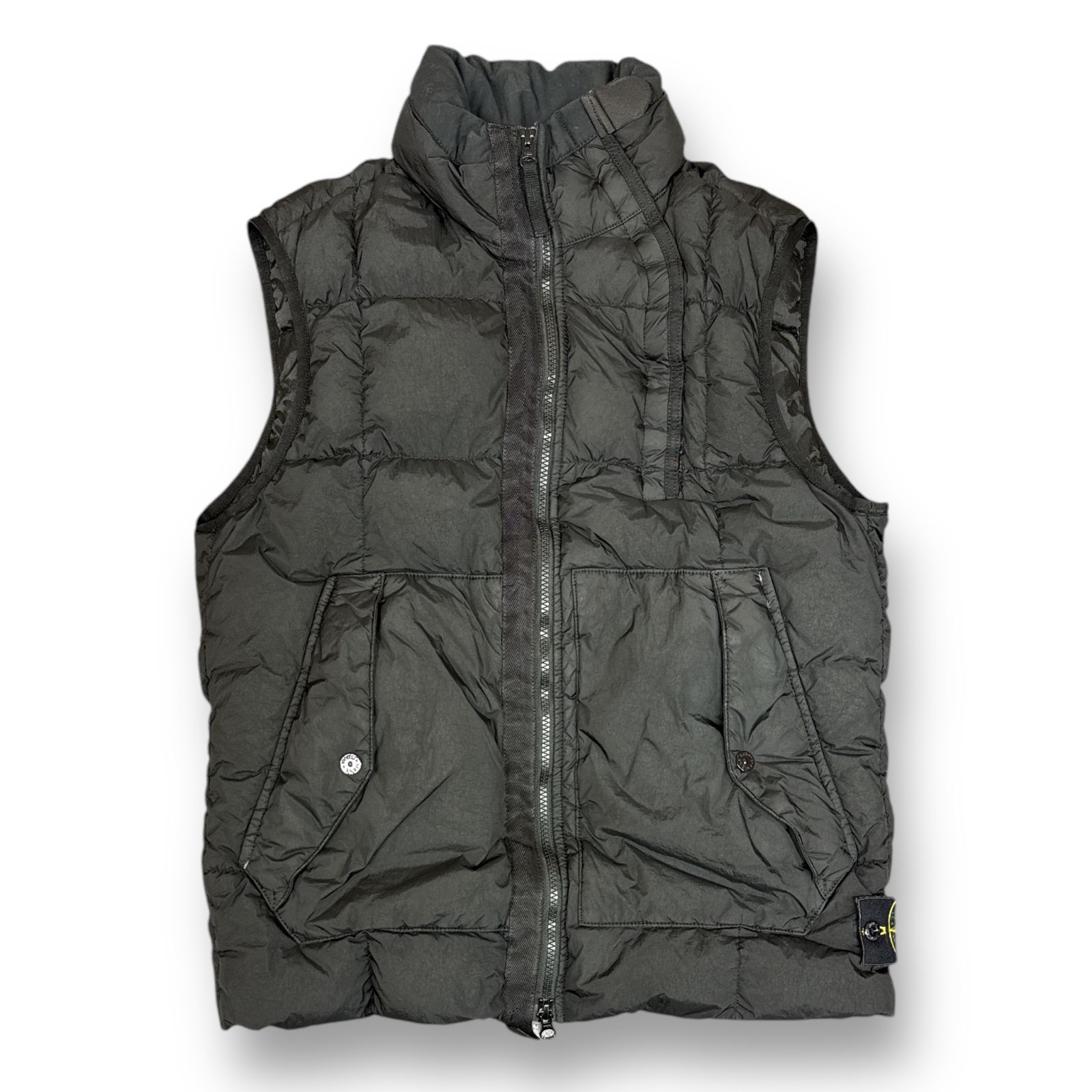 Stone island ダウンベスト6915G0223 ブラック国内正規 STONE ISLAND