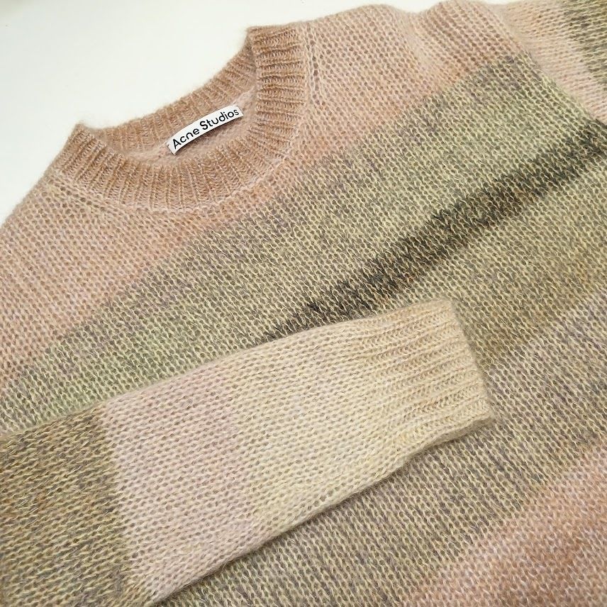 Acne Studio アクネ FN-WN-KNIT000473 ストライプ セーター ニット ...