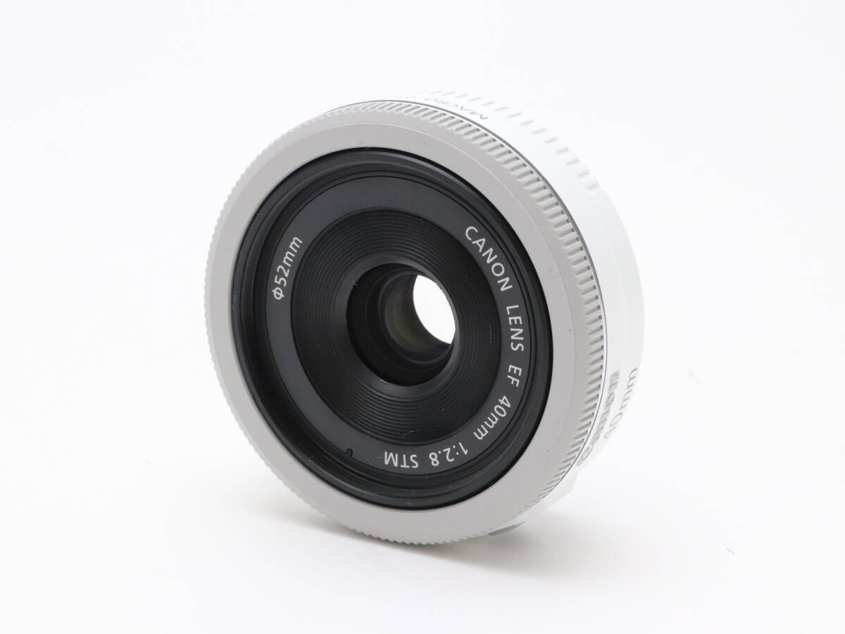 AB CANON キヤノン EF 40 mm F 2 8 STM ホワイト 初期不良 対応 88 271