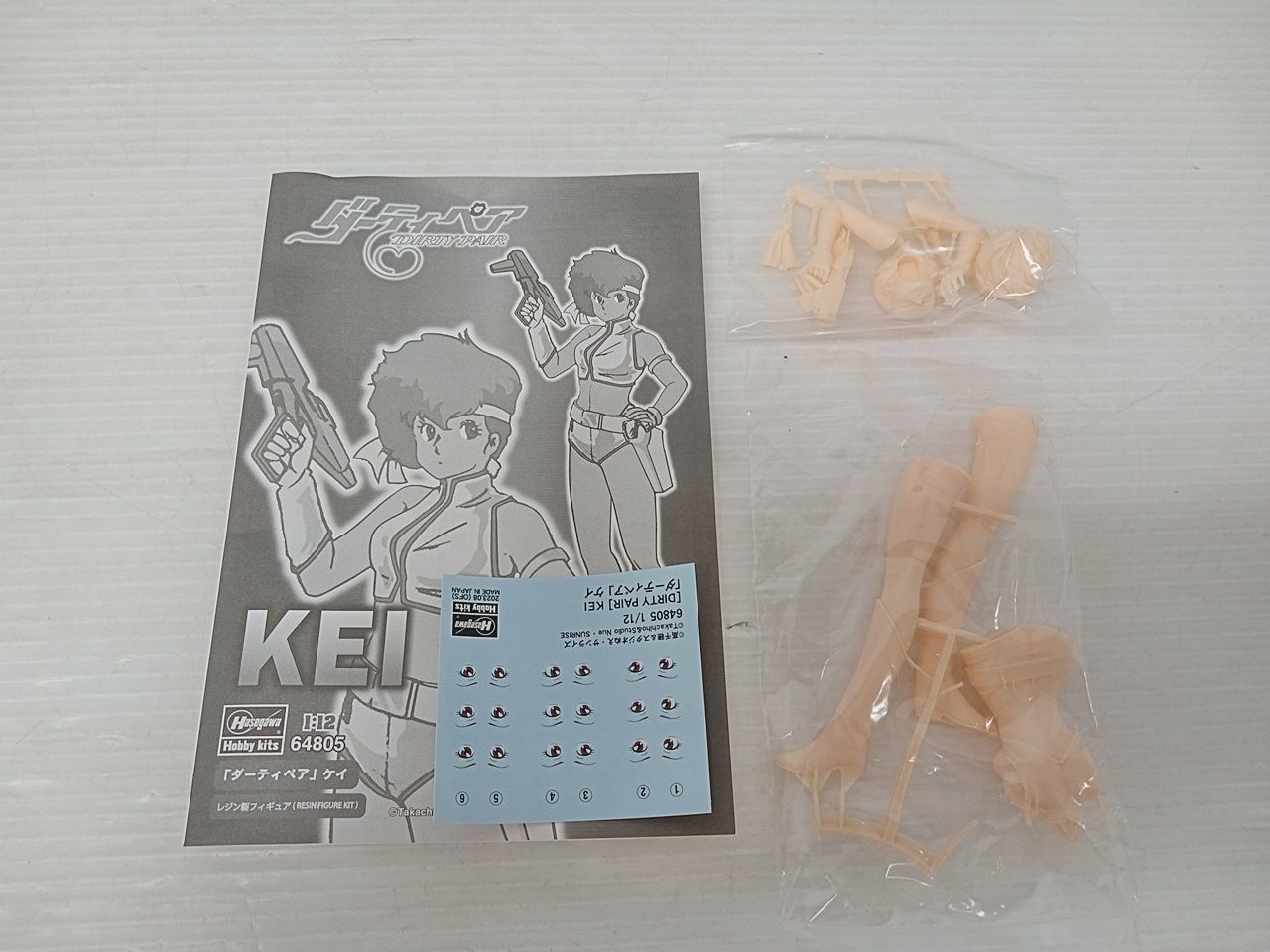 Hasegawa ハセガワ ダーティペア ケイ ユリ 1/12スケール レジン製 