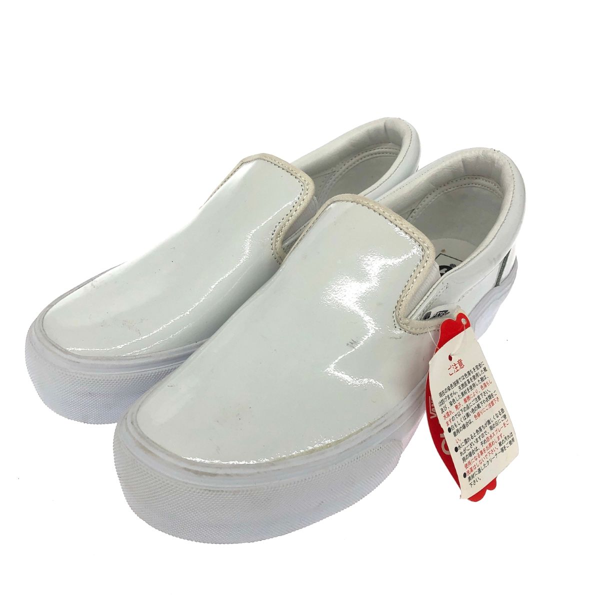 新品同様 VANS バンズ エナメル クラシック スリッポン  ホワイト   メンズ　240001118170
