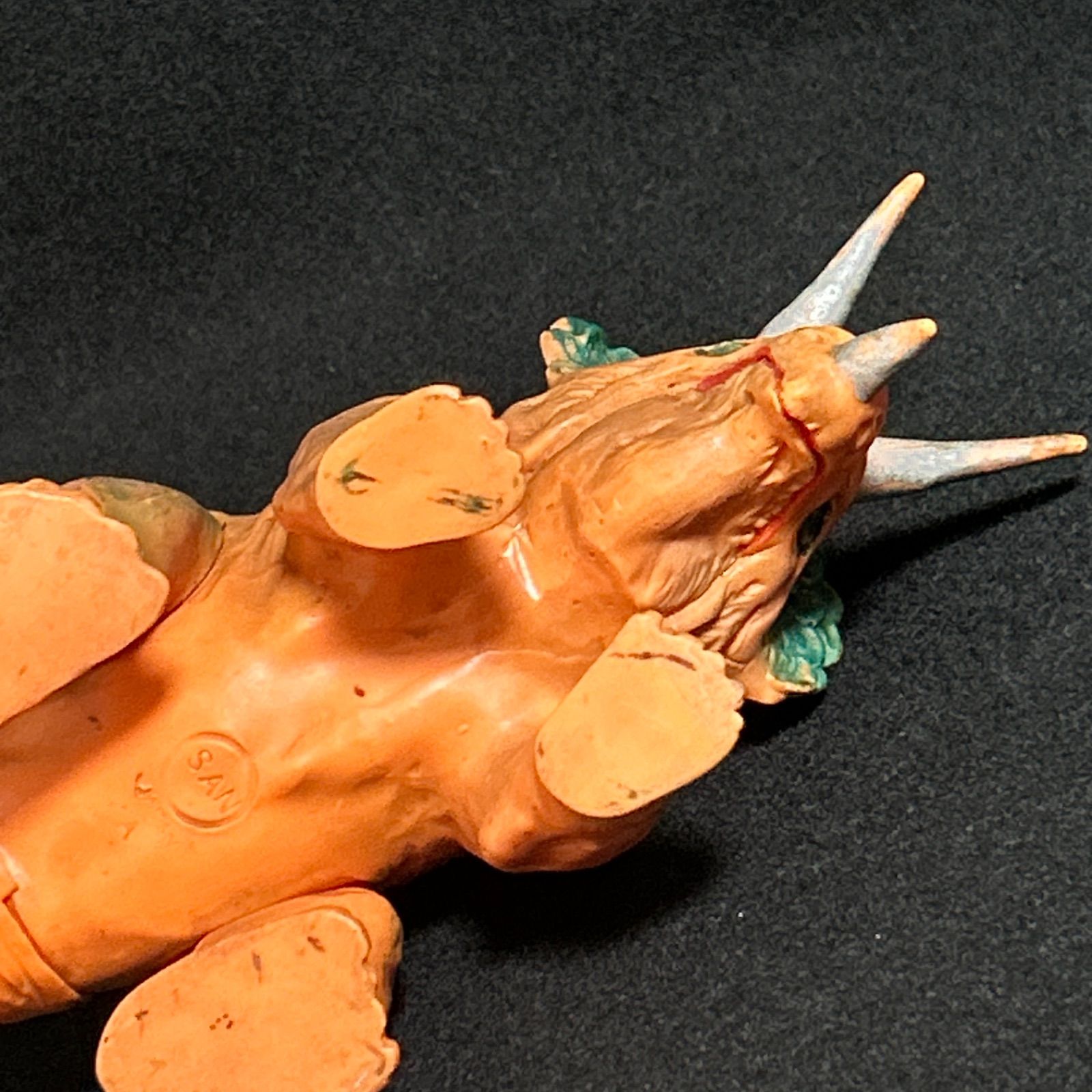 トリケラトプス マルサン ソフビ 当時物 恐竜 怪獣 レトロ