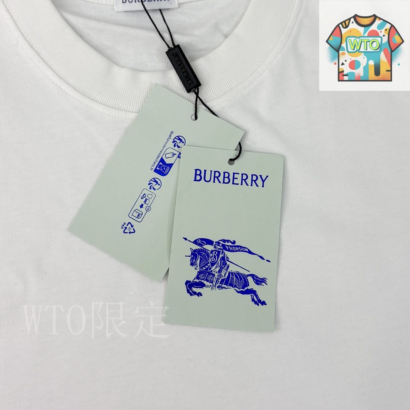 今日特価】BURBERRY logo 刺繍 T -1 - メルカリ